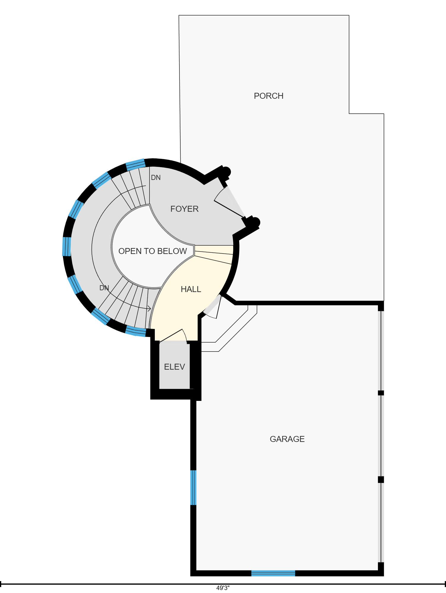 Level Three floor plan